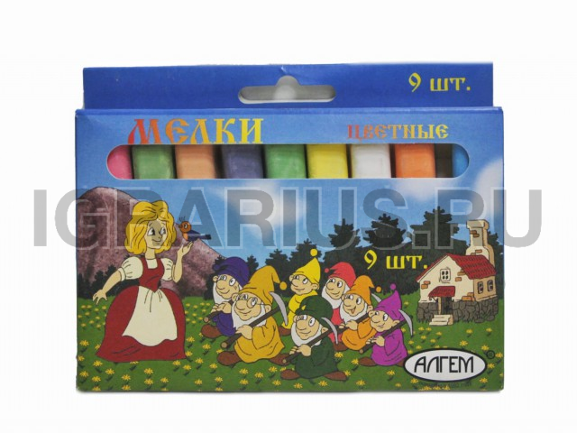 МЕЛКИ ЦВЕТНЫЕ 9 ЦВЕТОВ