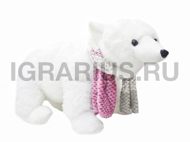 МИШКА ПОЛЯРНЫЙ В ШАРФЕ