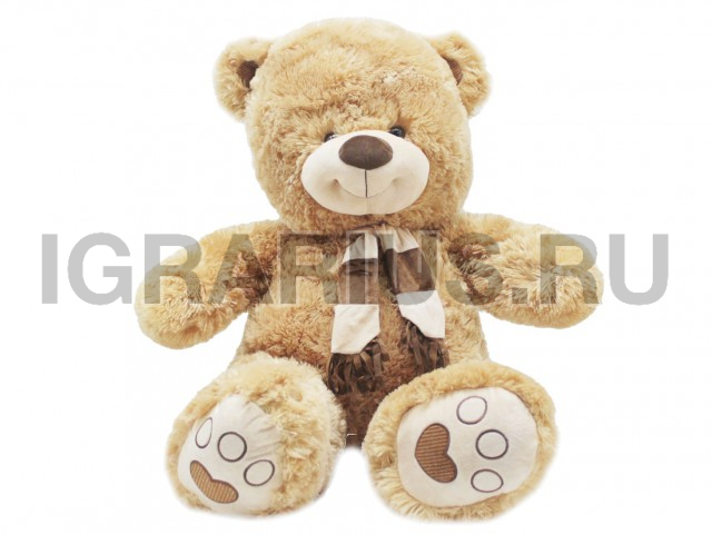 МИШКА ВЫШИТОЕ СЕРДЕЧКО КАРАМЕЛЬНЫЙ