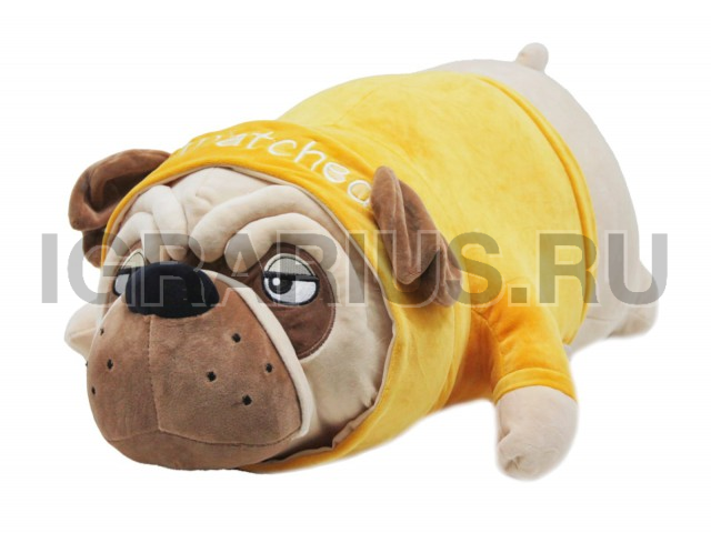 МОПС В ОРАНЖЕВОЙ ТОЛСТОВКЕ