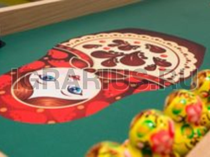 Матрешка настольный боулинг