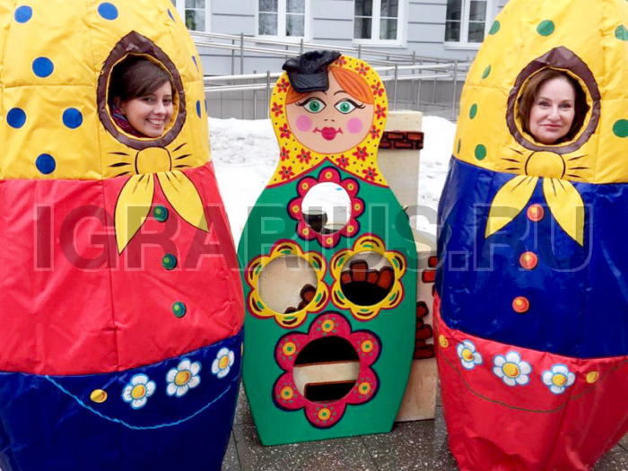 Матрешки эстафетные