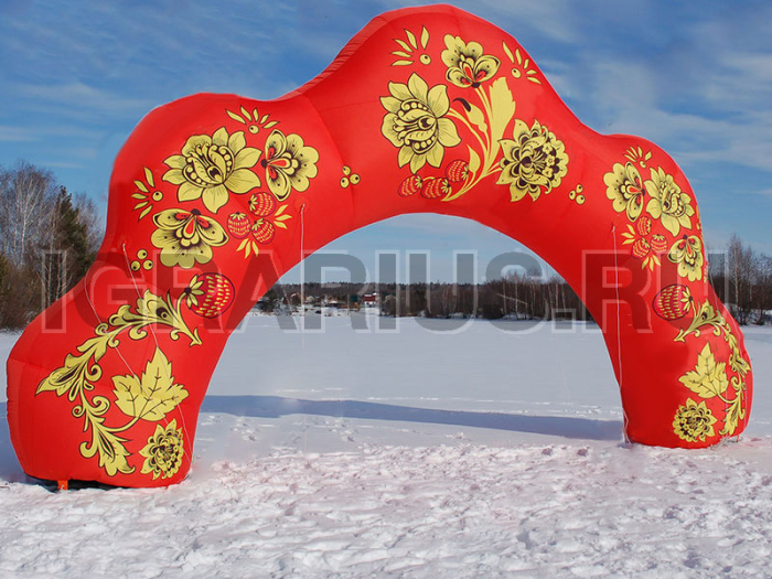 Надувной элемент Арка Хохлома