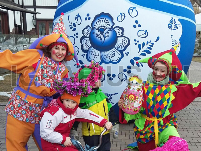 Надувная кукла Матрешка ГЖЕЛКА