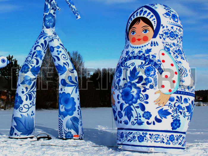 Надувная кукла Матрешка ГЖЕЛЬ