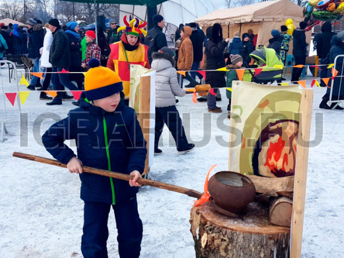 Командная игра Масленичная Эстафета с чугунками