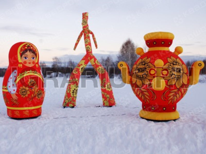 Командная Эстафета Хохлома