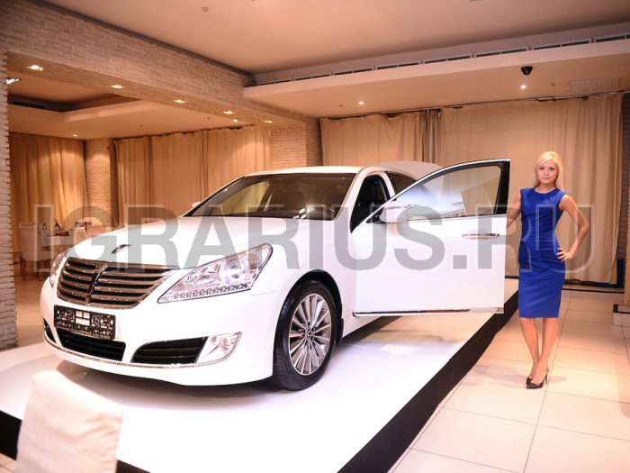 Подиум для автомобиля