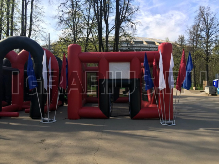 Комплект флаговая конструкция (костер) 6