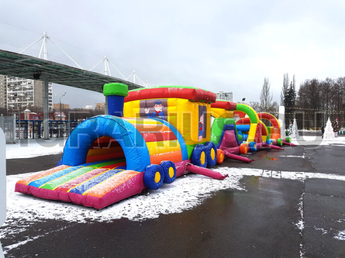 Батут Веселый паровозик