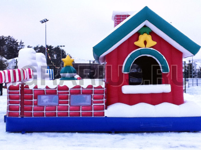 Батут 'Дом Деда Мороза'