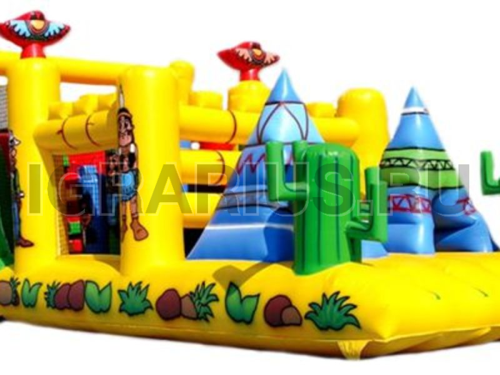 Полоса препятствий Индейская деревня