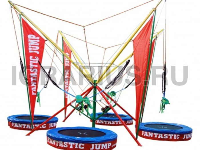 Аренда аттракциона батут 'Банджи Кузнечик'