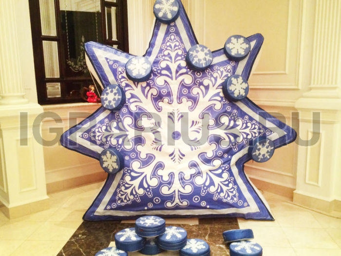 Аттракцион Снежинка тир