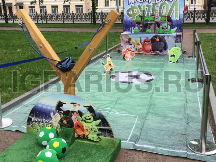 Тир 'Энгри бердз Футбольный'