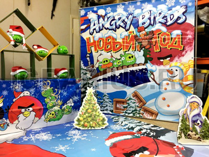 Тир Энгри бердз С Новым Годом