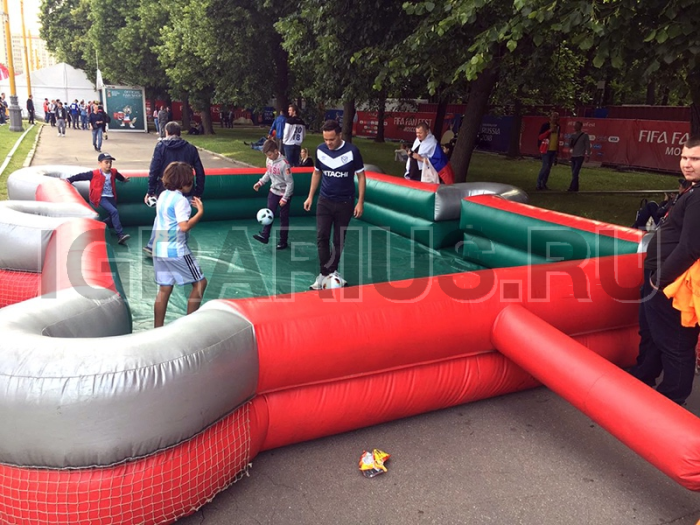 Батут Футбольный бильярд