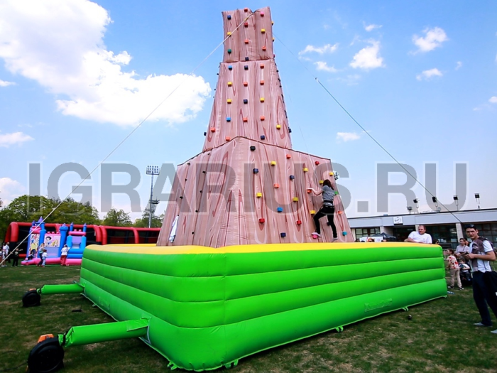 Экстремальный Надувной Скалодром 12 метров